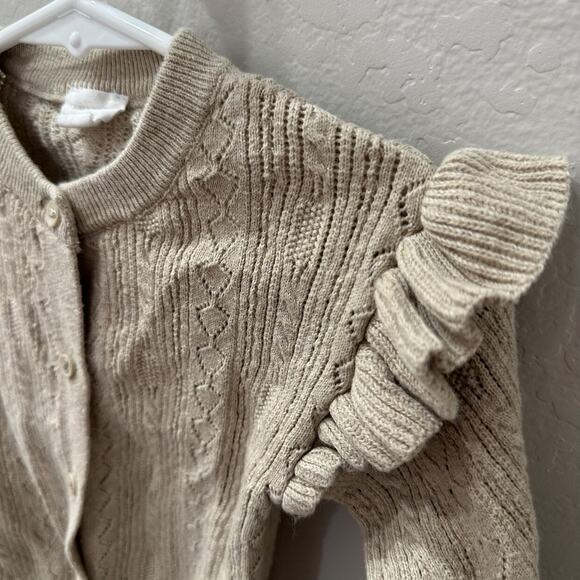 Jamie Kay Mouse Marle Ruffle Cardigan Sweater - Picture 2 of 9